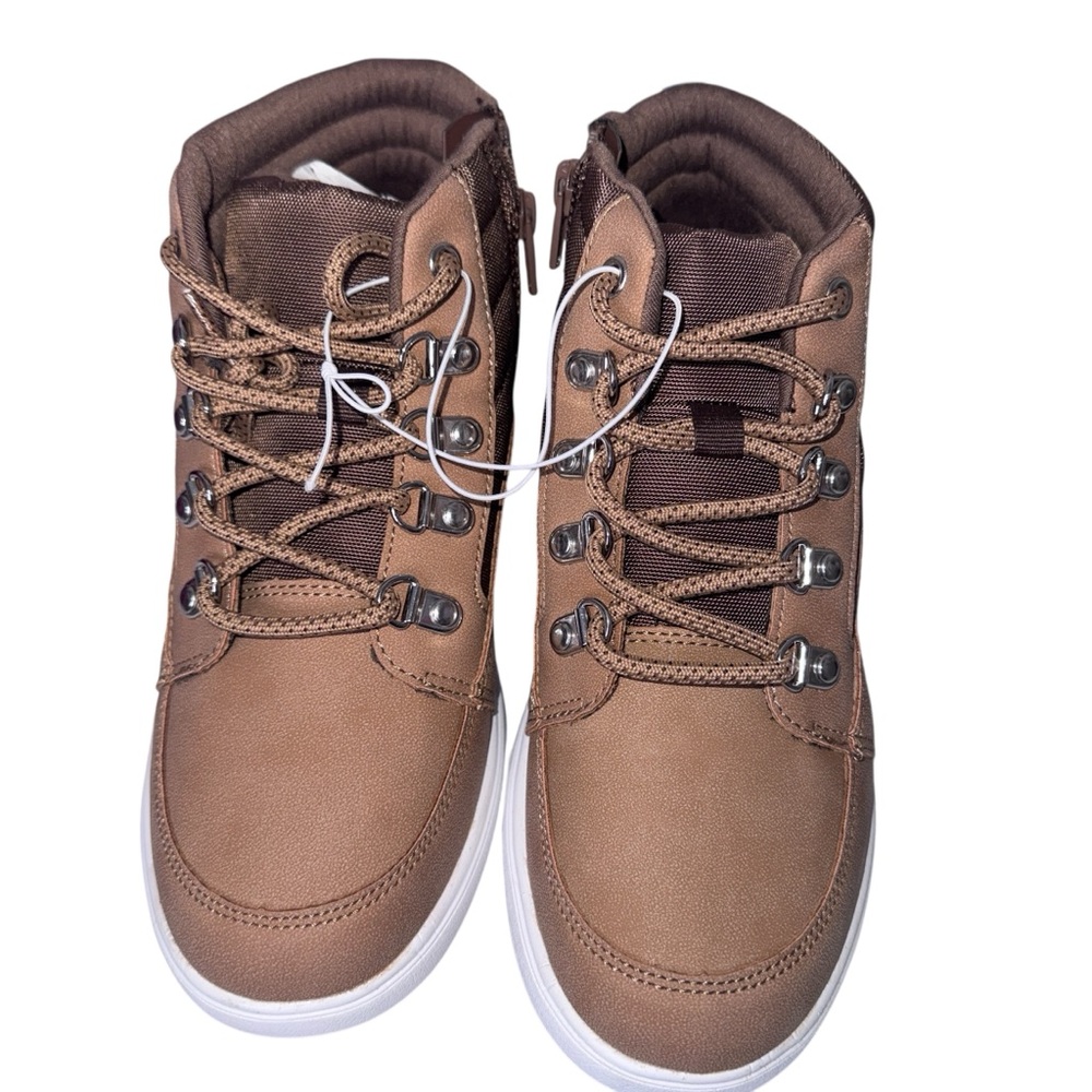 Target kids Tan Lace-Up Brown Boots New